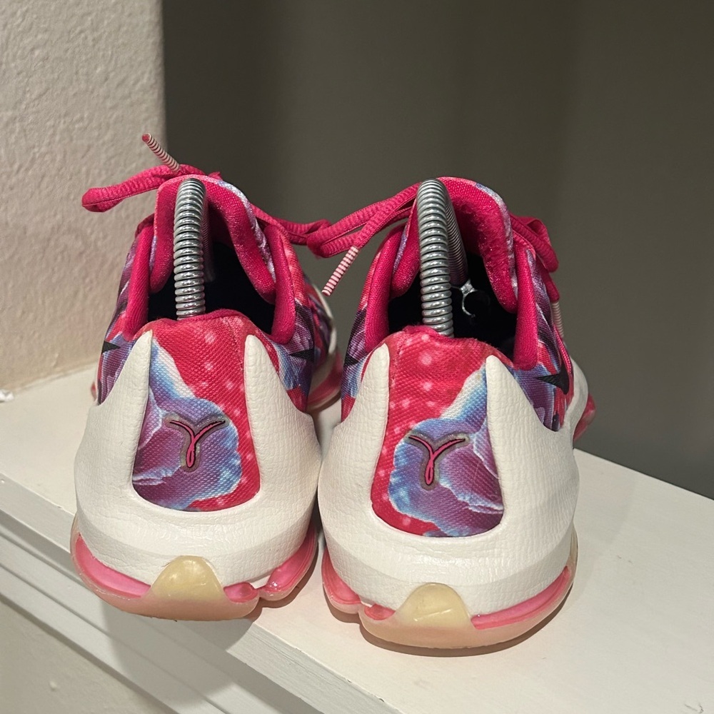 Nike KD 8 Kevin Durant Aunt Pearl Youth 5.5 Womens sz 7 Pink Floral 837786-603 - Picture 7 of 9